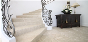 Cashmere Marble Stairs, Beige Marble Stairs