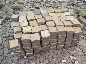 Beige Sandstone Cobble Stone