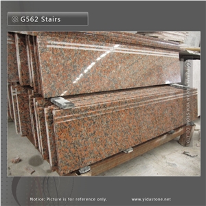 G562 Maple Red Granite Slab/ TIle