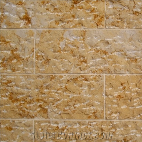 Jerusalem Gold Heavy Chiseled, Jerusalem Gold Limestone Tiles