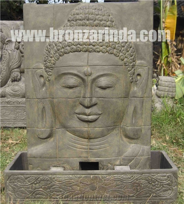 Buddha Head Fountain, Buddha Relief Fountain