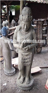 Standing Shiva, Standing Shiva Cakra, Standing Shi, Stone Carving Grey Sandstone Sculpture, Statue