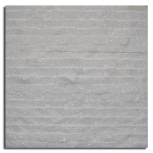 Chiselled White Marble Wall Tiles
