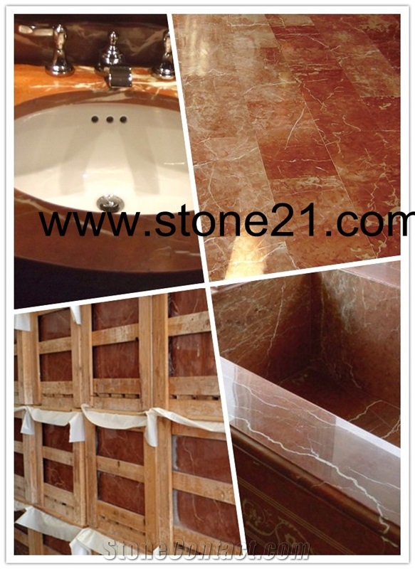 Rosso Alicante Red Marble Slabs & Tiles