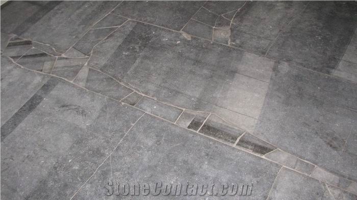 Grey Emperador Marble Floor Tiles