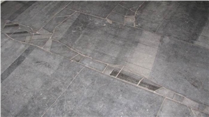 Grey Emperador Marble Floor Tiles