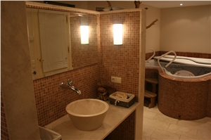 Marble Mosaic Bathroom Design