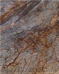 Rain Forest Brown Marble Tiles & slabs,  India Brown Marble floor covering tiles