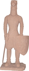 Figure Sculpture, Beige Limestone Sculpture