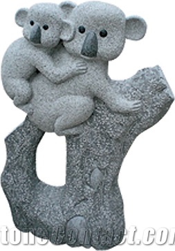 Granite Animal Sculpture,granite Koala Sculpture