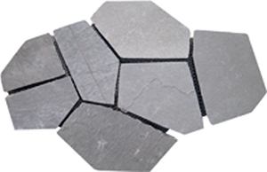 Grey Crazy Pattern Slate Pavers,grey Flagstone