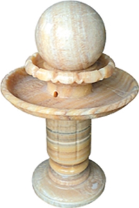 Yellow Onyx Fountain Ball