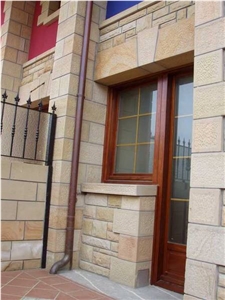 Sandstone Door Surround, Windows Frame, Arenisca Lerida Beige Sandstone Door Surround