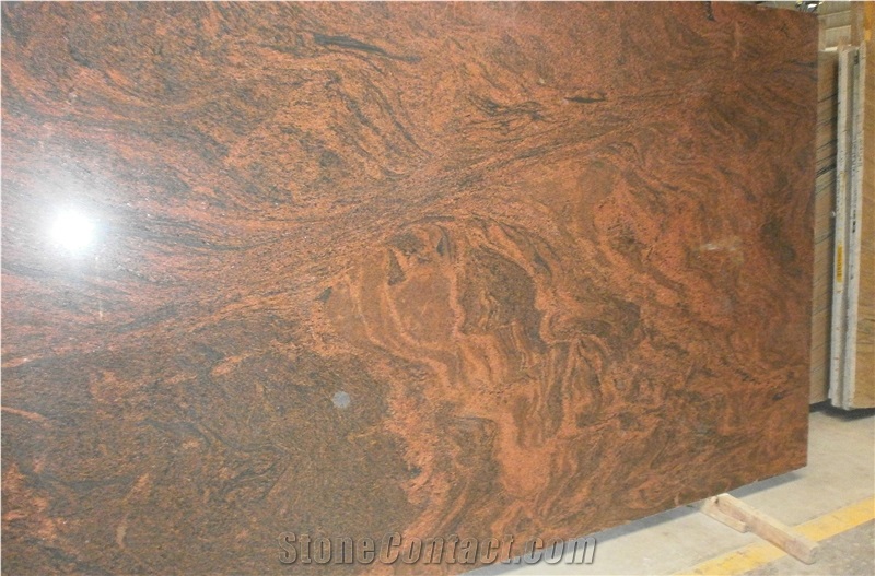 Multicolor Red Granite Slabs, India Red Granite