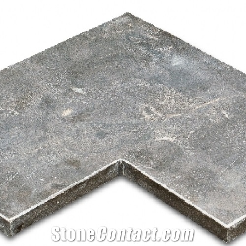 China Blue Stone Honed and Tumbled Pool Coping