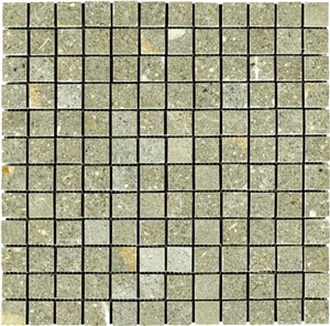 Seagrass Green Limestone Mosaic