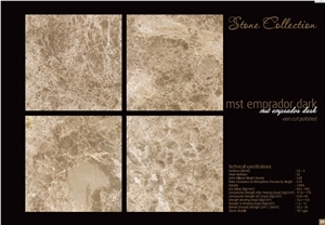 Mesta Emperador Dark Marble Tiles, Slabs, Turkey Brown Marble