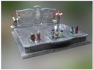 Orissa Blue Granite Double Monument
