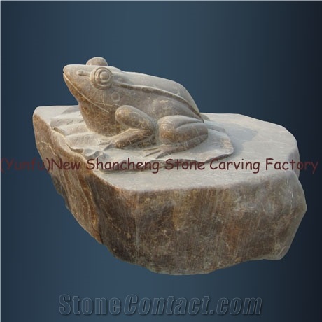 Natural Stone Garden Landscape Product, Brown Marble Other Landscaping