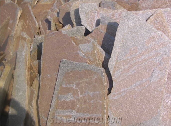 Rusty Quartzite Blocks