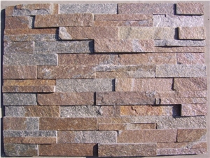 Rusty Stracked Stone Panels