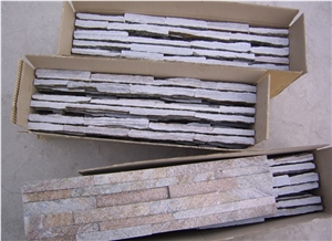 Rusty Stracked Stone Panels