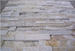 White Stracked Stone Panels, White Quartzite Cultured Stone