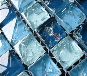 Ice Crack Glass Mosaic/Crystal Mosaic