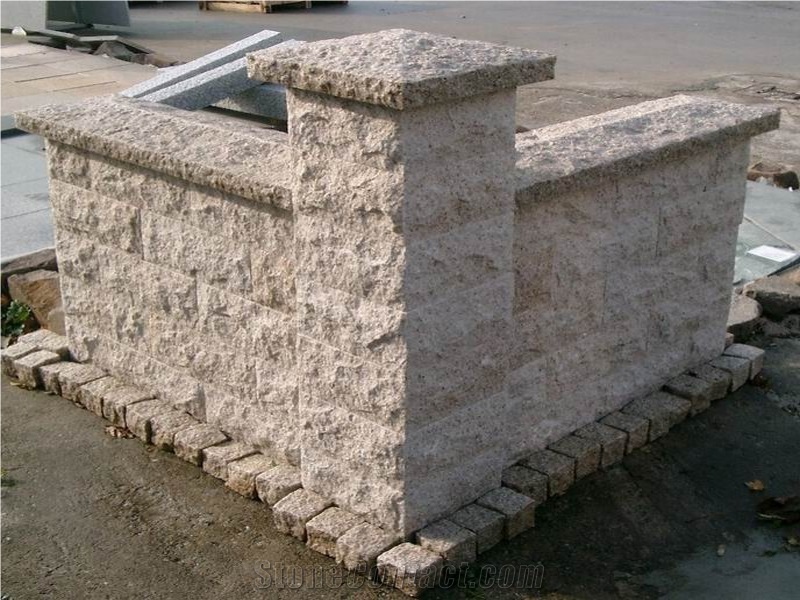 Granite Mushroom Wall Stones