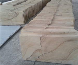Beige Landscaping Grainy Sandstone Slab