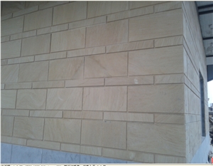Building Wall Cladding with Sandstone