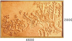 XL Yellow Grainy Sandstone Relief