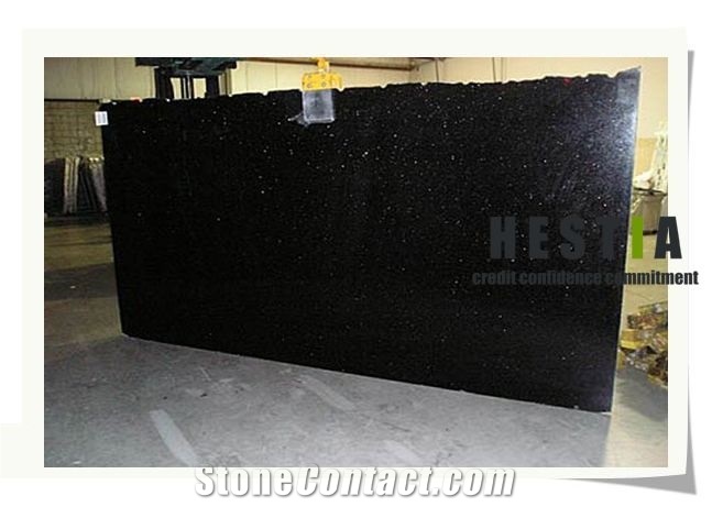 Black Galaxy Granite Slabs