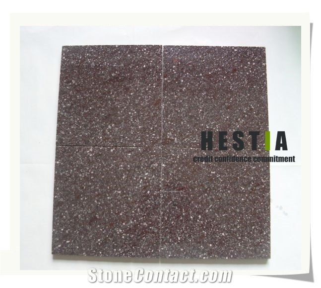 Brown Porphyry Granite Tiles, China Brown Granite
