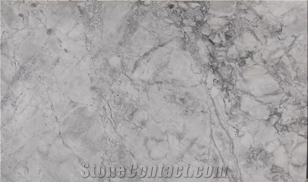 Super White Dolomite, Brazil Grey Marble Slabs & Tiles