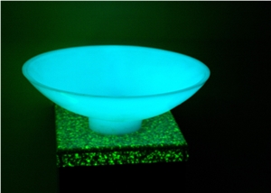 Luminous Solid Surface Wash Basins