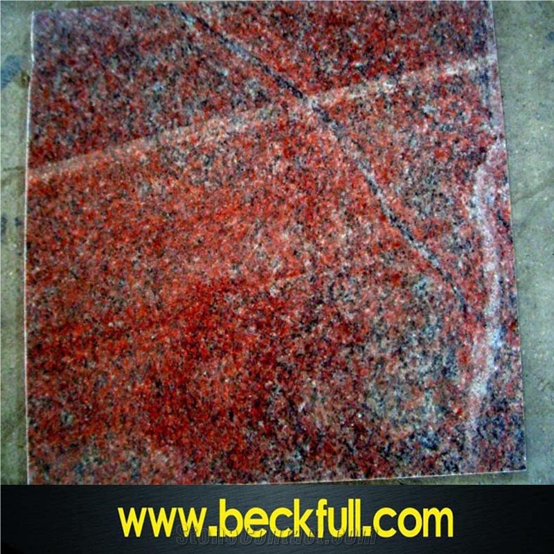 China Multicolour Red Granite Tiles