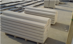 Balustrade Railings, Sx Beige Sandstone Balustrade and Carved Railing