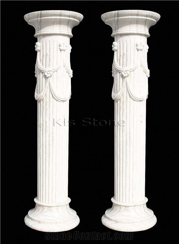 Milas White Marble Doric Column