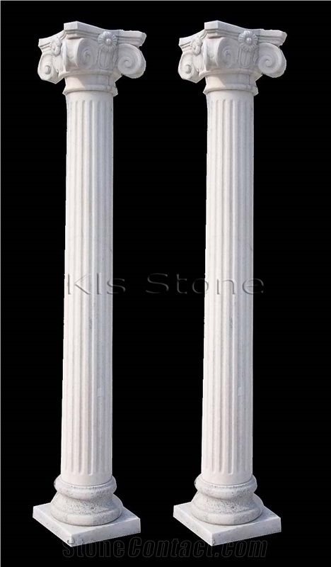 Turkey White Marble Column