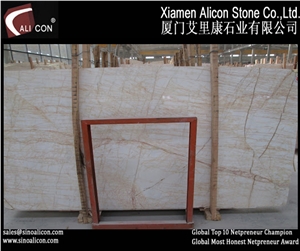Good Quality Yellow Marble Golden Spider Slabs & Tiles, Greece Beige Marble
