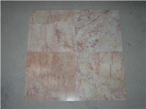 Low Price Red Cream Marble Tile and Slab