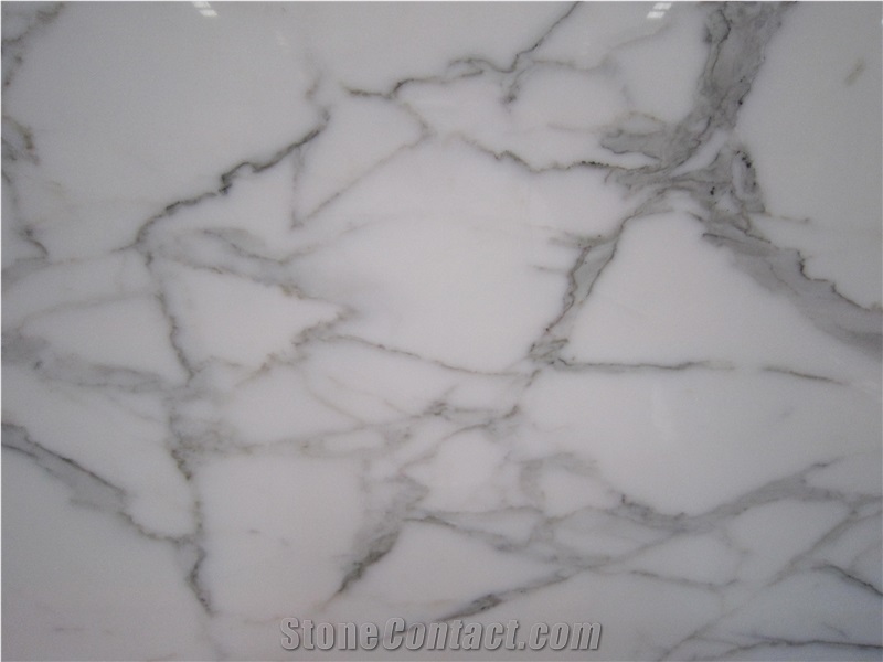 Statuario Marble Slab, Italy White Marble