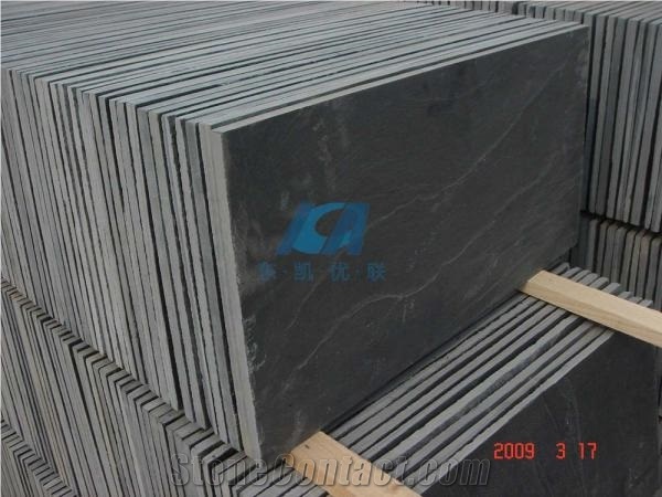 Hebei Black / China Slate Tiles&Slabs，Slate Floor Tiles,Slate Tiles, Slate Covering,Slate Slabs,Slate Wall Covering