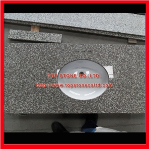 Brown Granite Vanity Top
