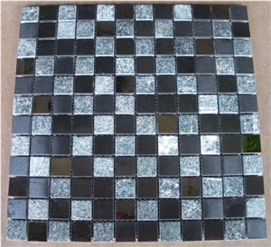 Mosaic,stone Mix Metal Mosaic Tiles