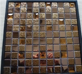 Stainelss Steel with Ceramic Tile and Diamond Glas