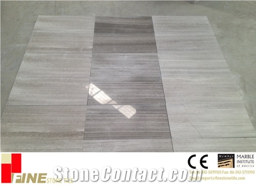 Grey Wood Vein Grainy Marble Tile, China Grey Marble
