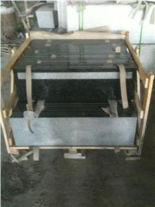 Bingzhou Black Stairs, G332 Grantie, Beida Black, G332 Black Granite Stairs