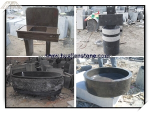 Blue Limestone Washing Basins, Sinks